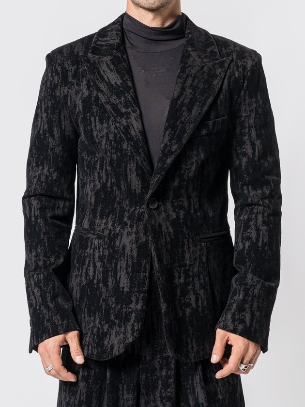 Textured Velvet Blazer - by NOSTRA SANTISSIMA