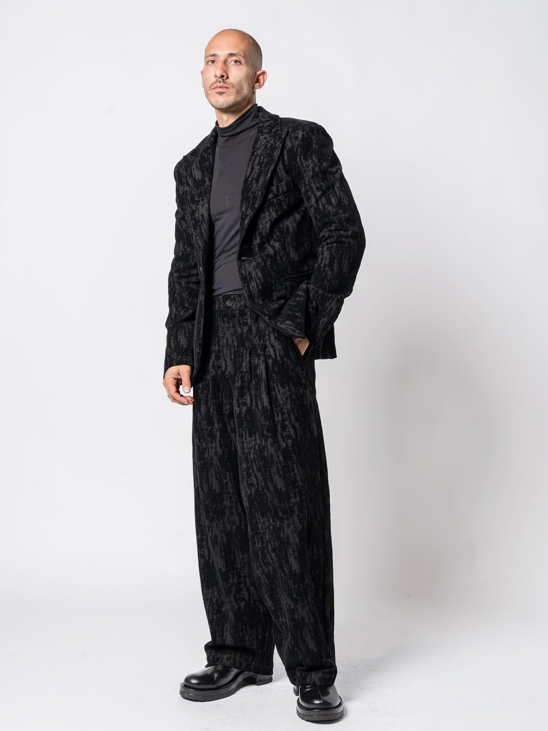 Textured Velvet Blazer - by NOSTRA SANTISSIMA
