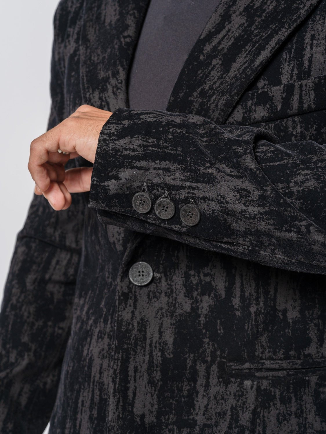 Textured Velvet Blazer - by NOSTRA SANTISSIMA