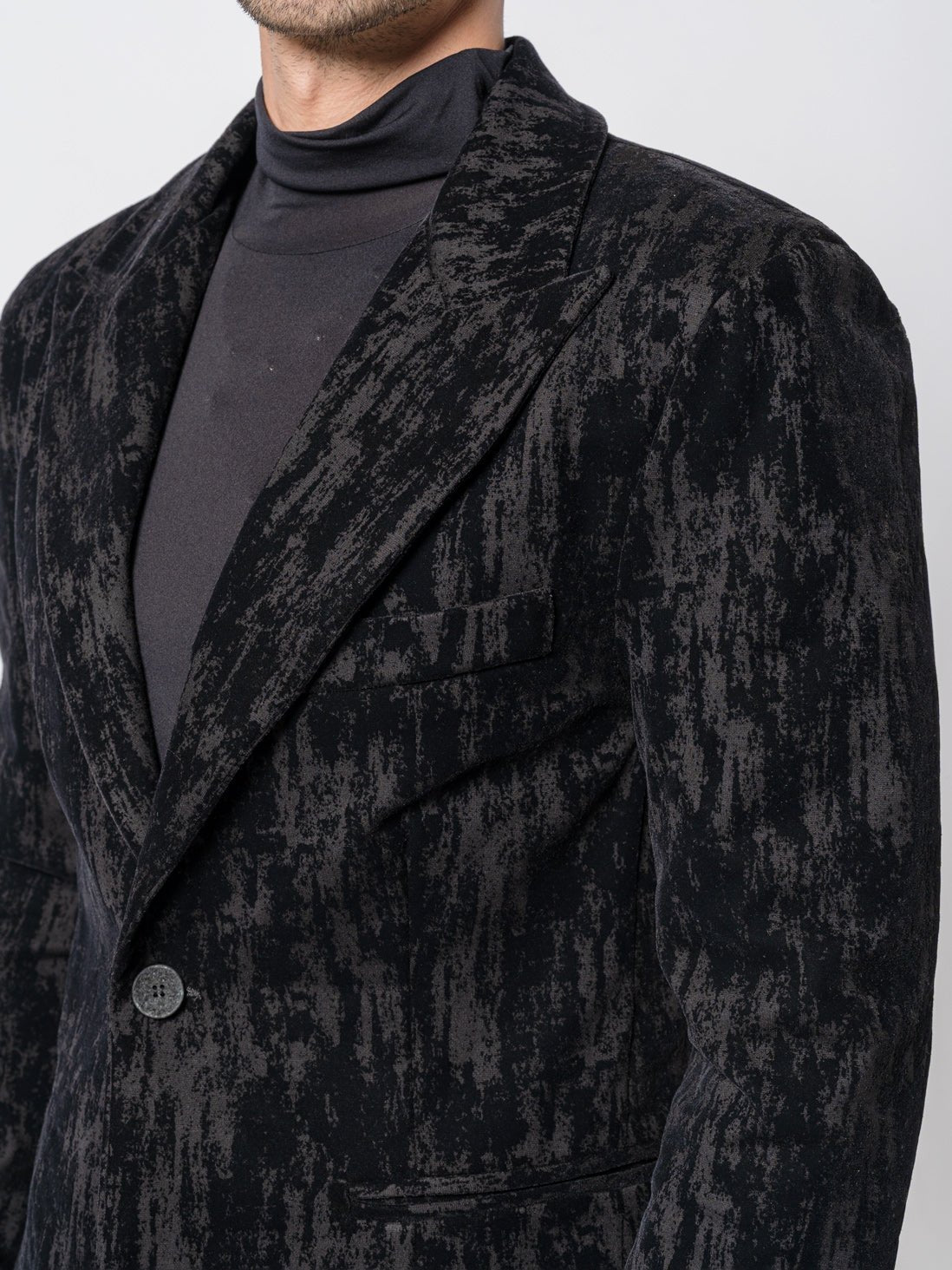 Textured Velvet Blazer - by NOSTRA SANTISSIMA