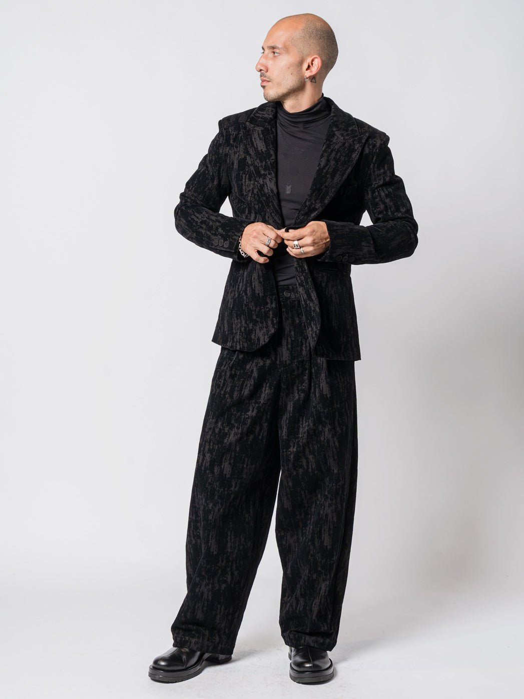 Textured Velvet Blazer - by NOSTRA SANTISSIMA
