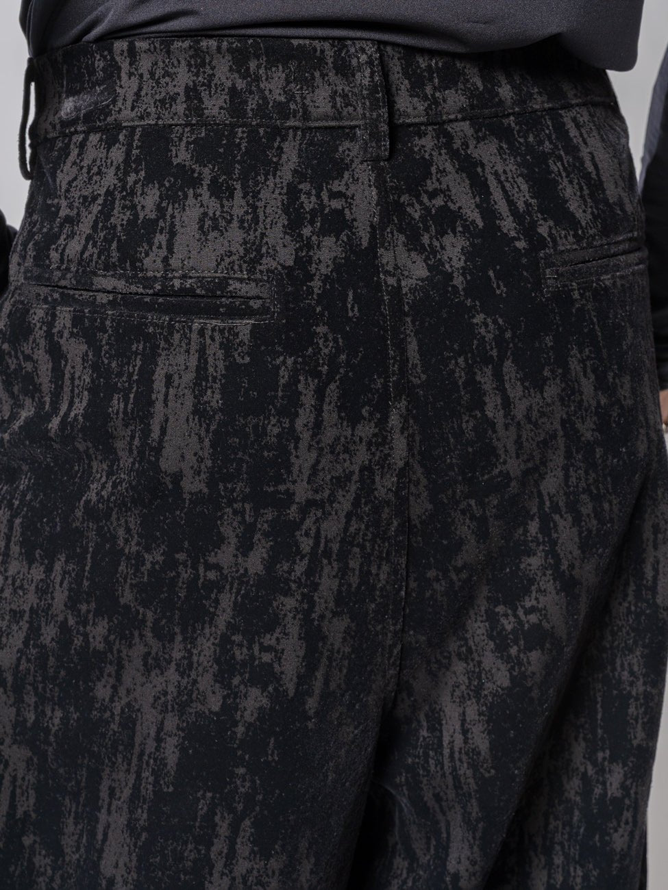 Textured Wide - Leg Trousers - by NOSTRA SANTISSIMA