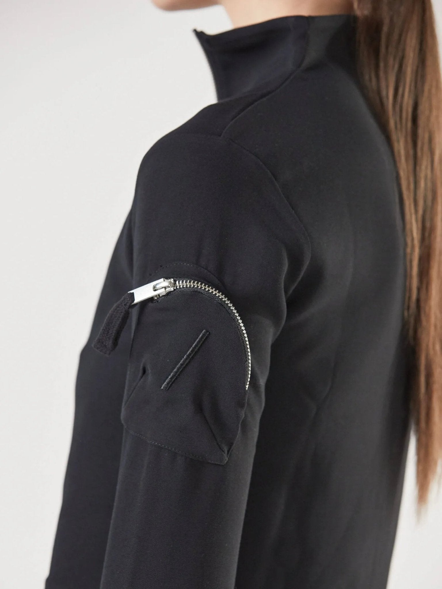 Turtle neck shirt jacket - by THOM KROM