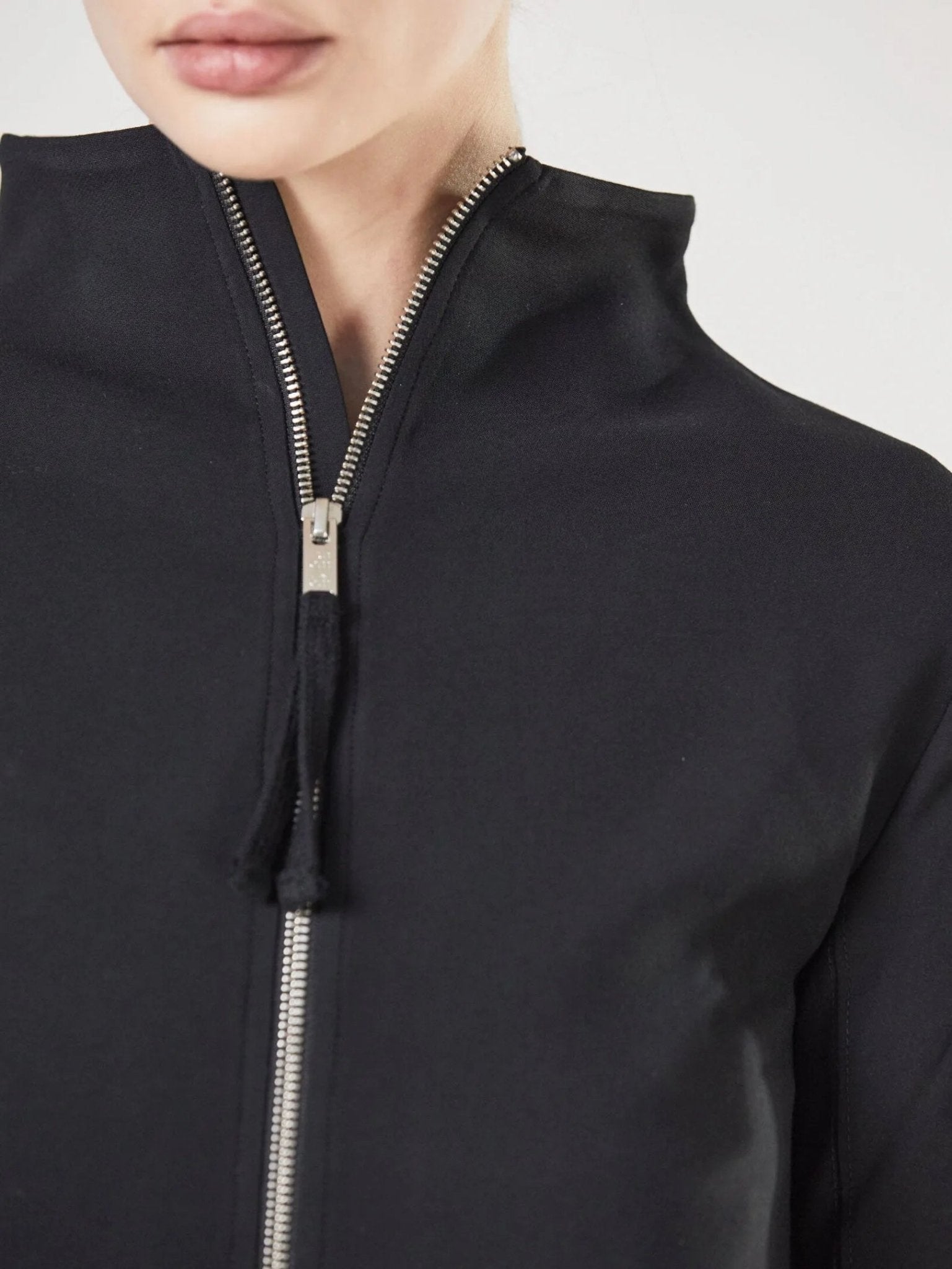 Turtle neck shirt jacket - by THOM KROM