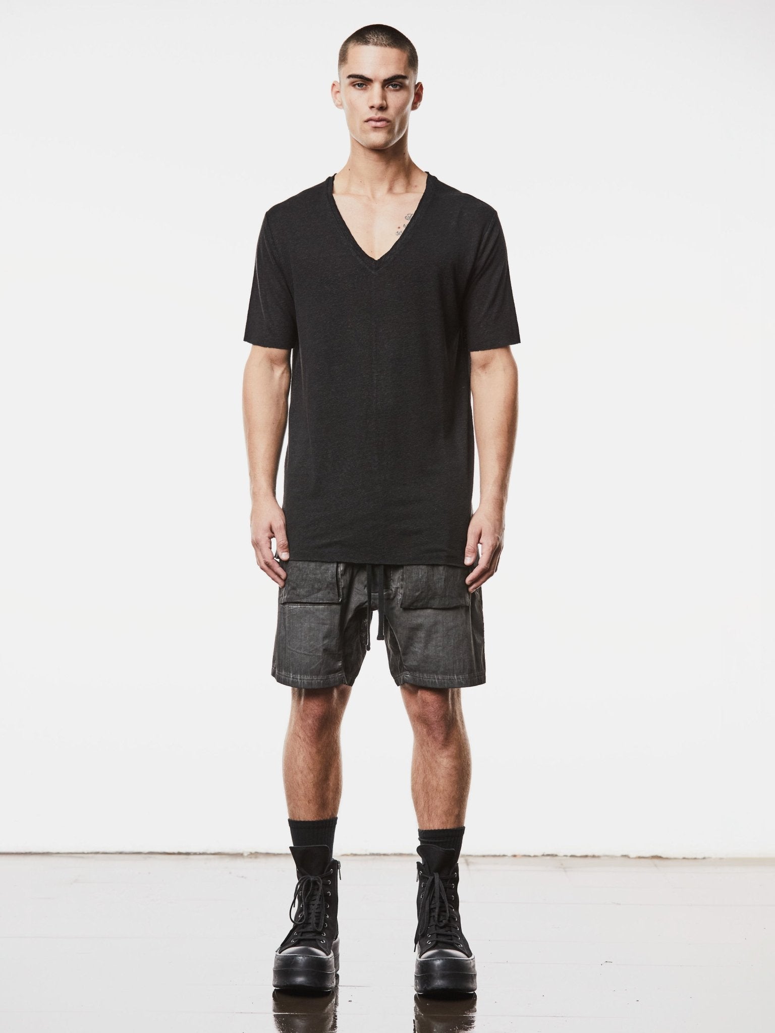 V - Neck Slim Fit Shirt - by THOM KROM