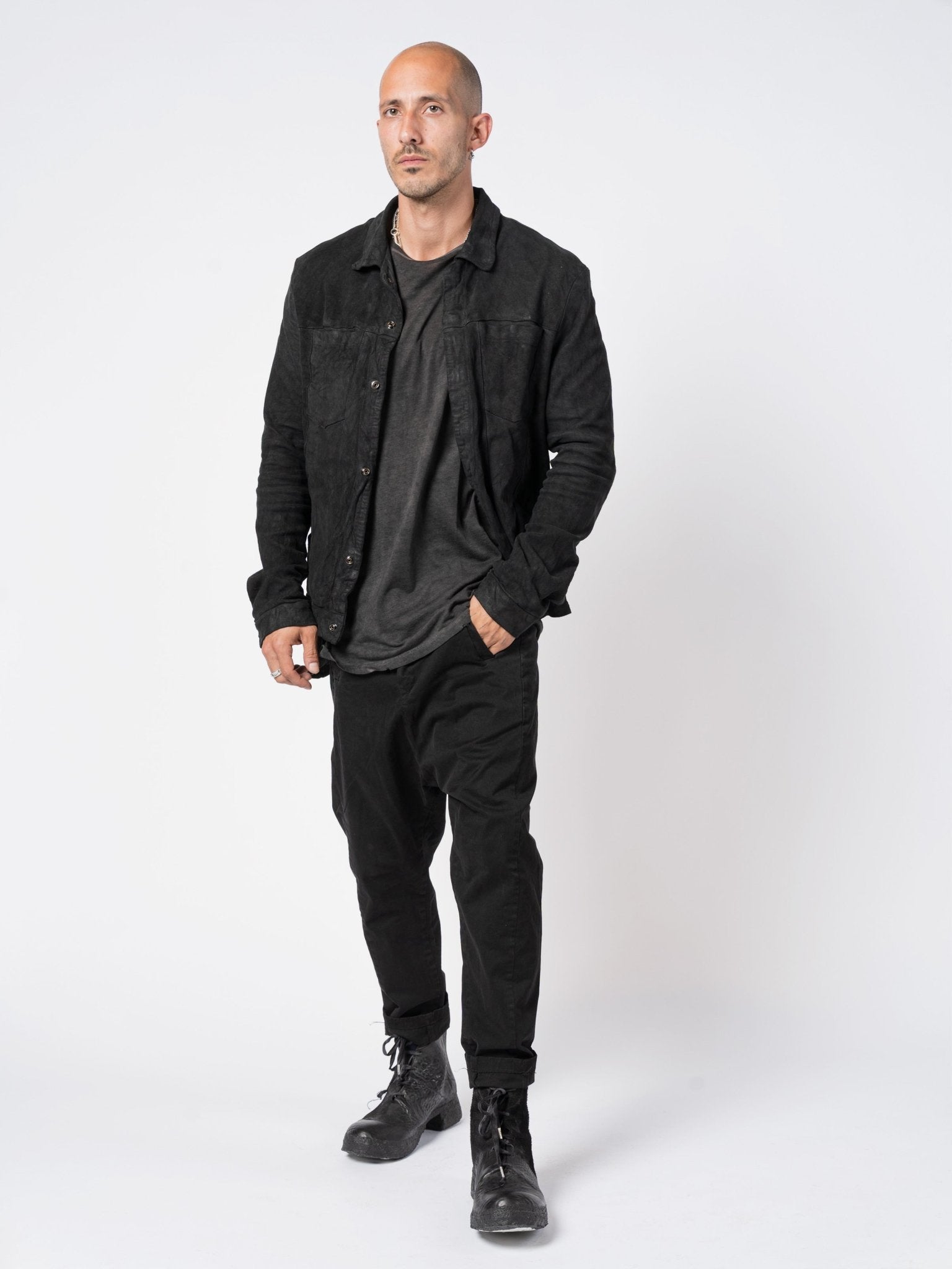 Giorgio Brato Reverse Leather Jacket | INN7