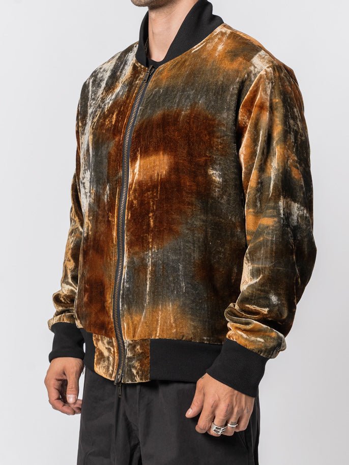 Velvet Bomber Jacket - by NOSTRA SANTISSIMA