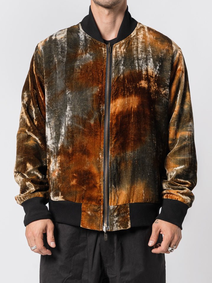 Velvet Bomber Jacket - by NOSTRA SANTISSIMA