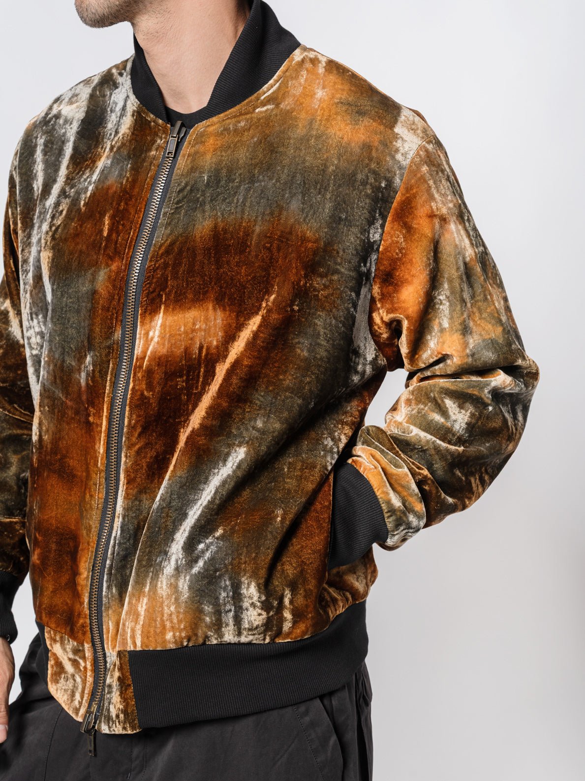 Velvet Bomber Jacket - by NOSTRA SANTISSIMA