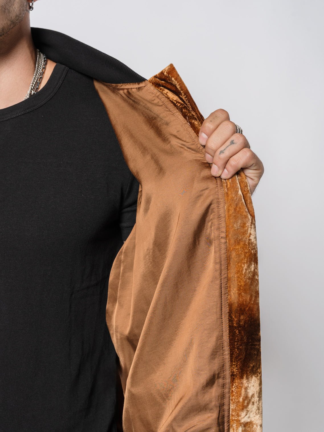 Velvet Bomber Jacket - by NOSTRA SANTISSIMA