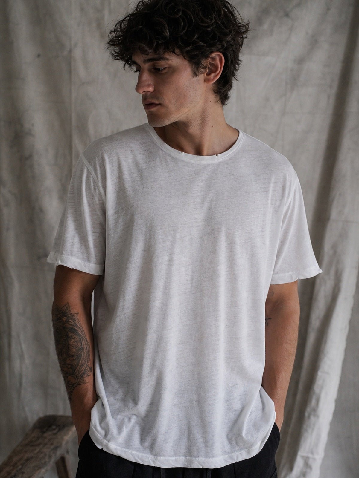Vintage Washed Cotton Tee - by AITO