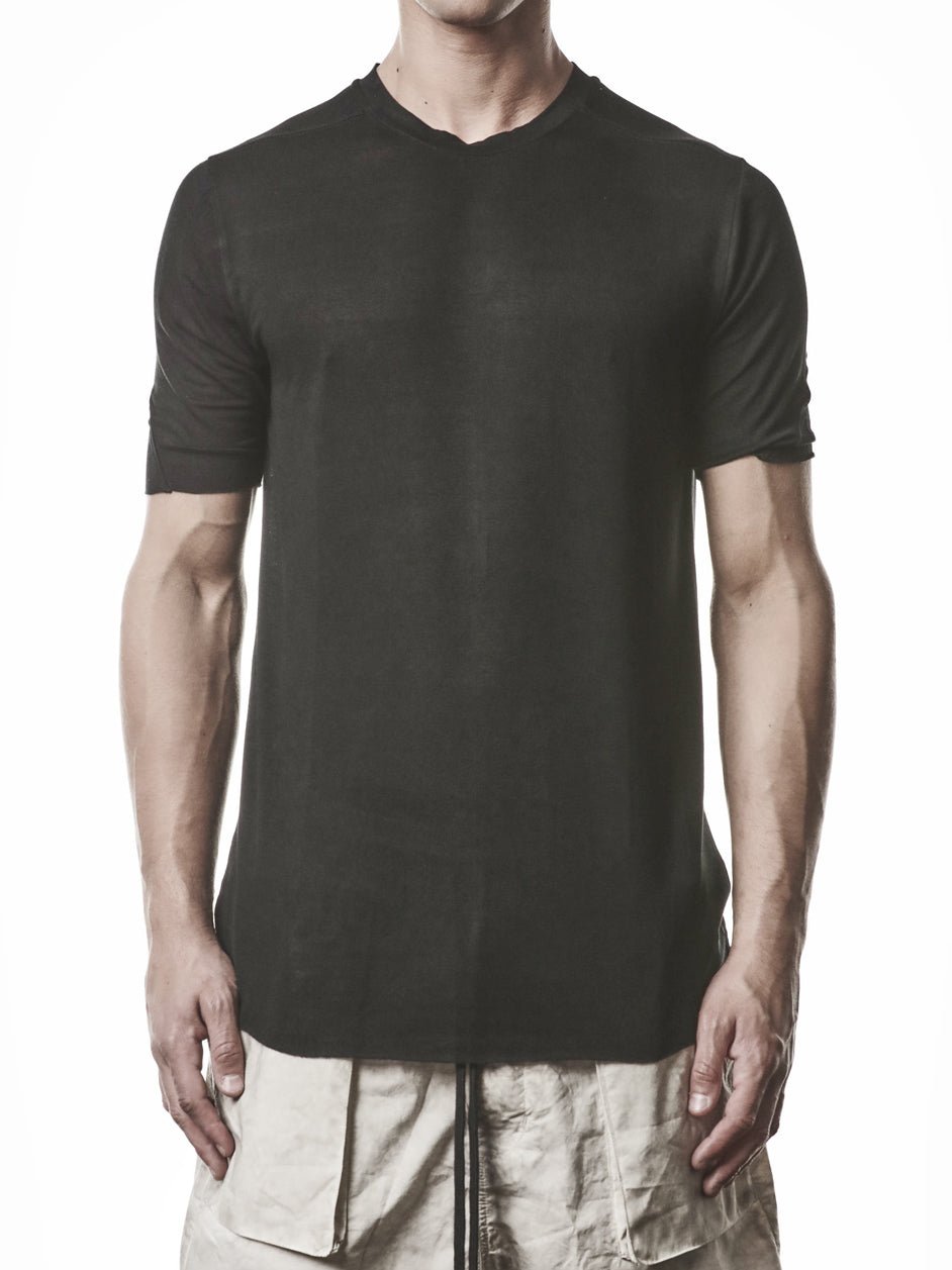 Viscose Raw Edge T-Shirt - by THOM KROM
