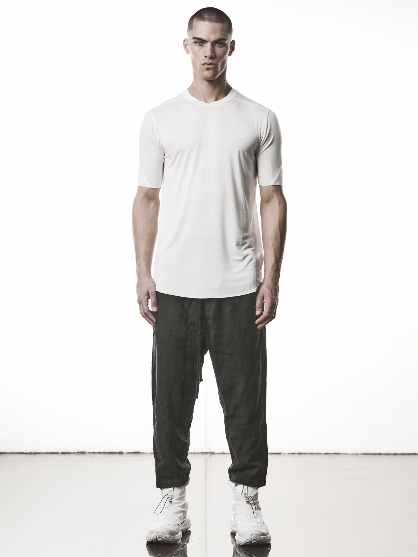 Viscose Raw Edge T-Shirt - by THOM KROM