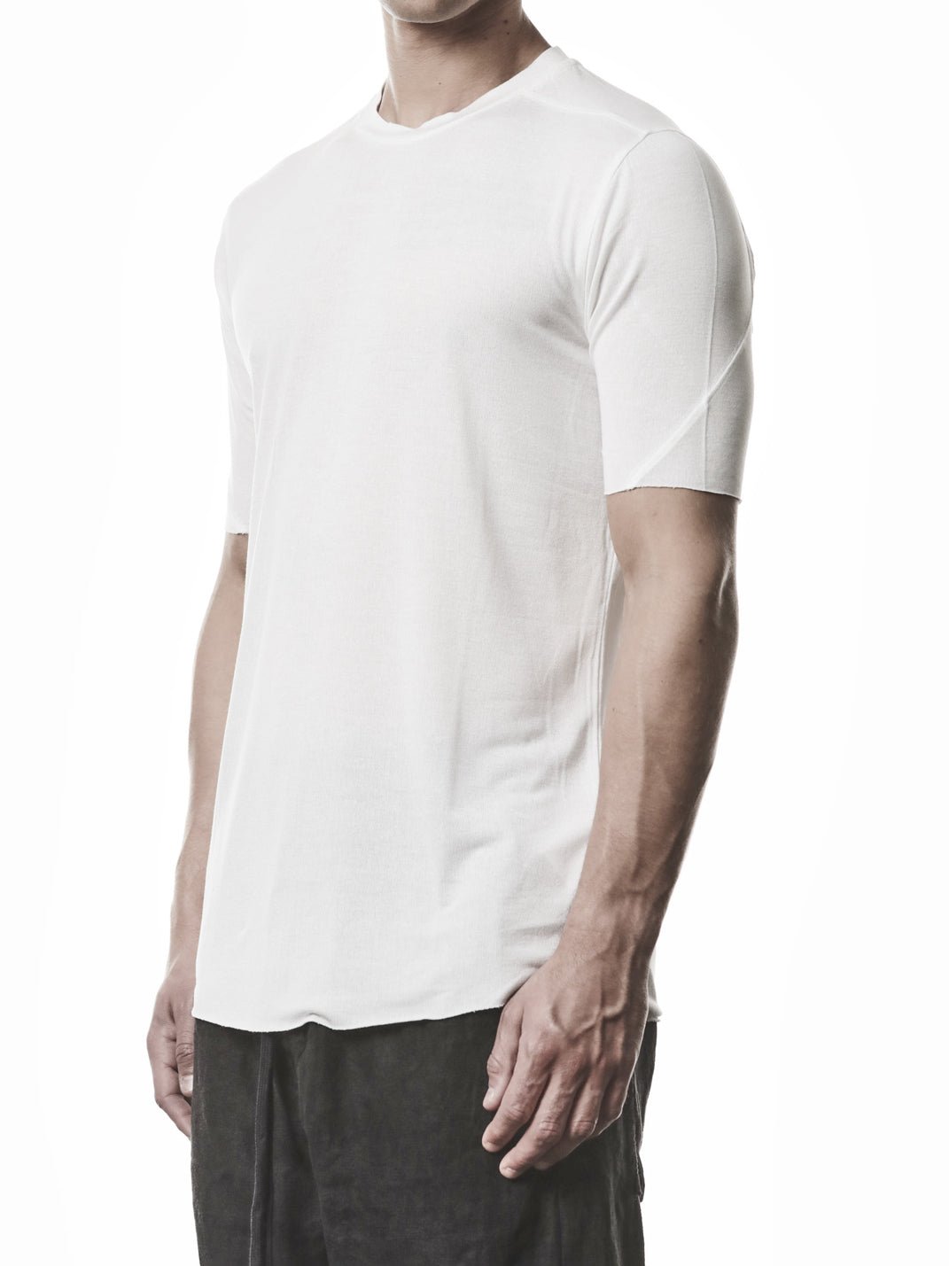 Viscose Raw Edge T-Shirt - by THOM KROM