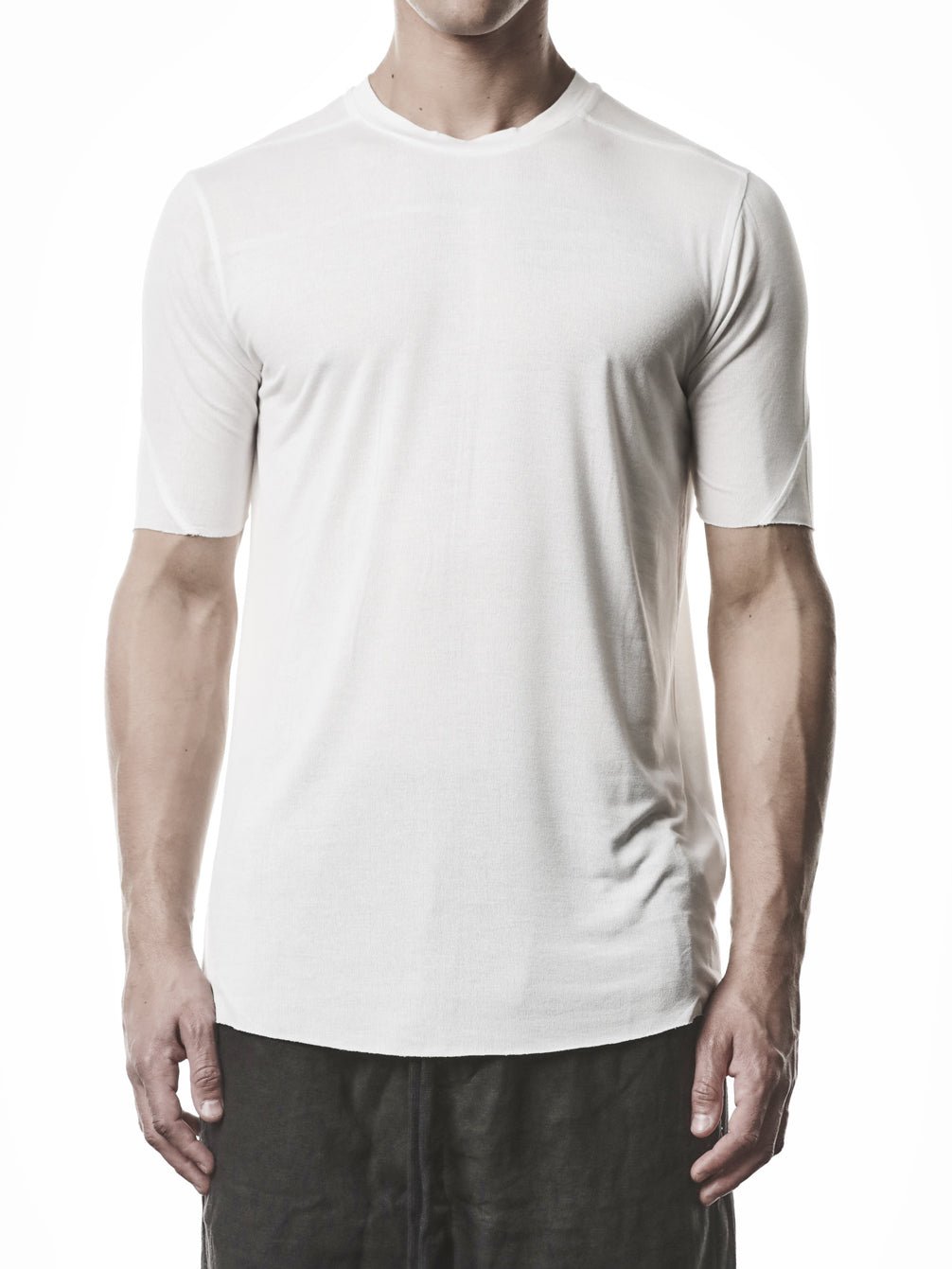 Viscose Raw Edge T-Shirt - by THOM KROM
