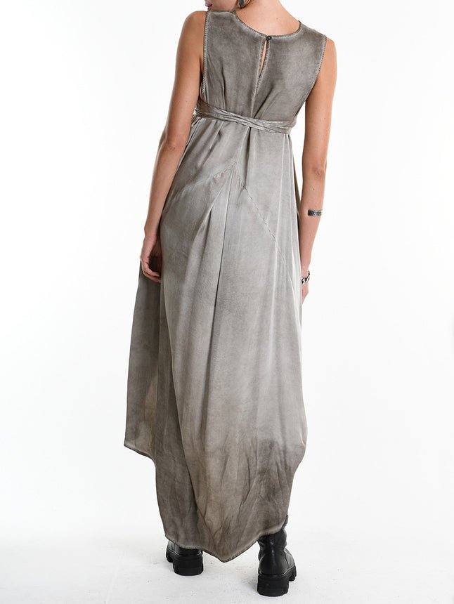 Viscose Satin Asymmetrical Dress Viscose Satin Asymmetrical Dress