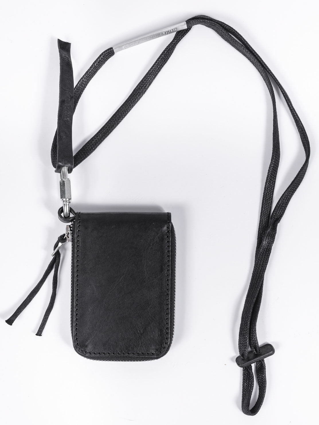 Leather Wallet with Keychain