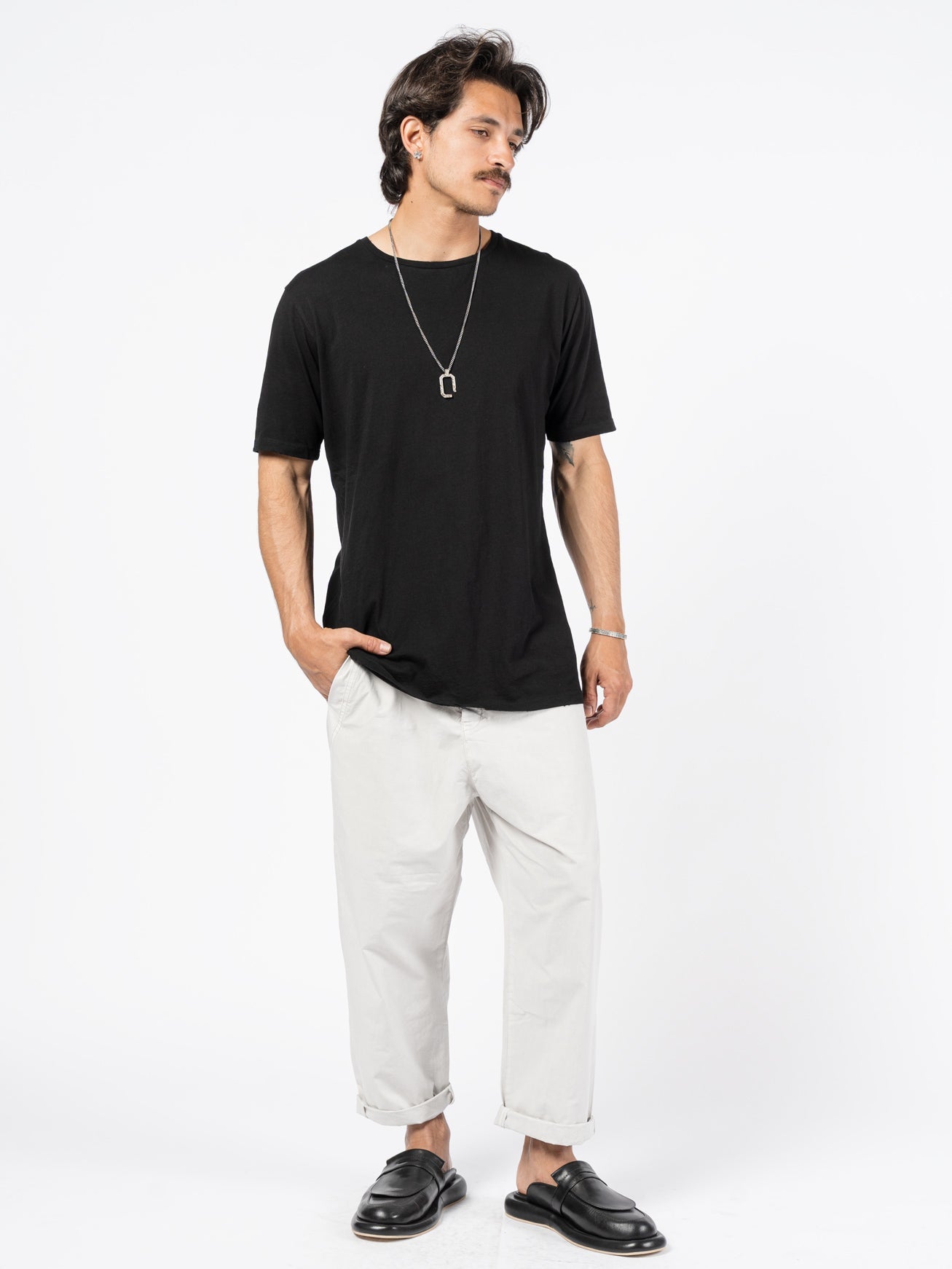 Washed Cotton T-Shirt - by AITO