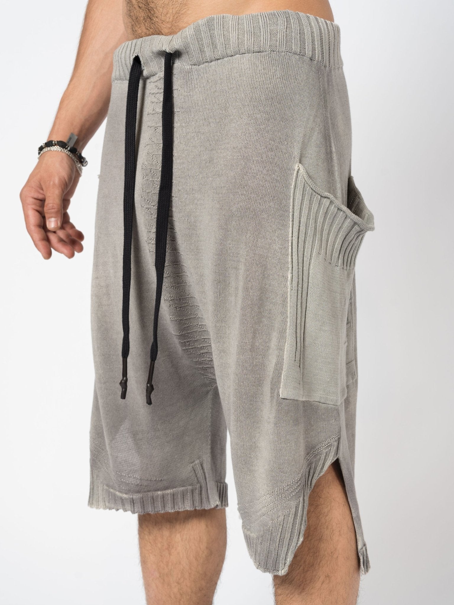 Washed Drop - Crotch Shorts - by MD75