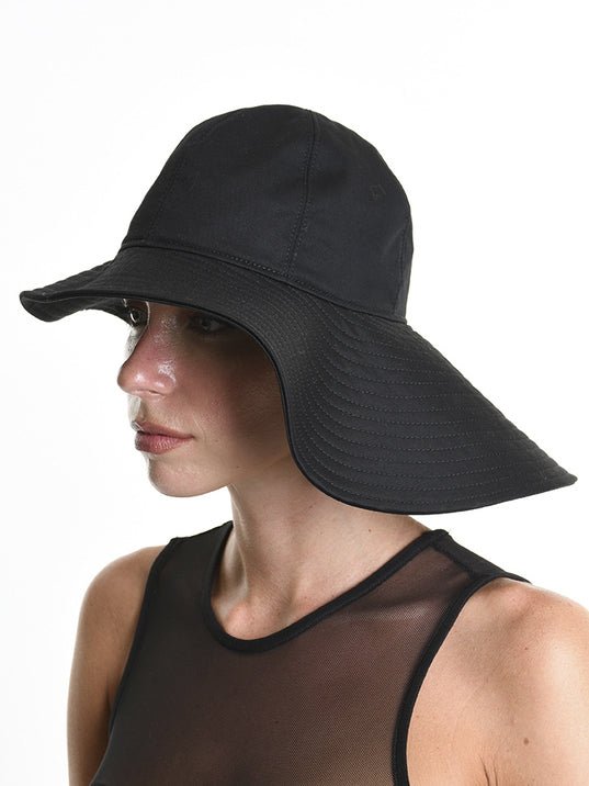 Wide Brim Cotton Hat - by LA HAINE INSIDE US