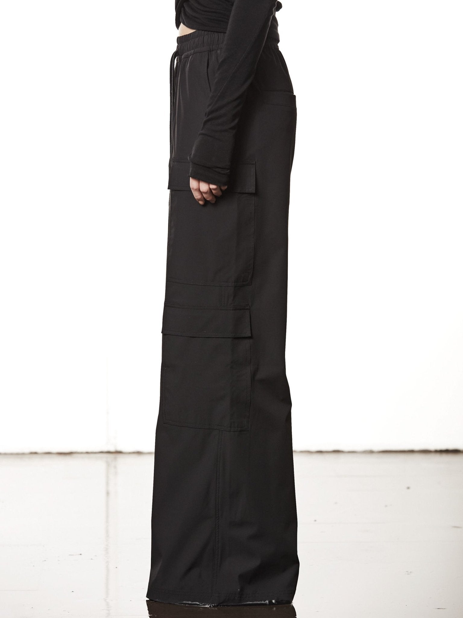 Wide - Leg Technical Trousers - by THOM KROM