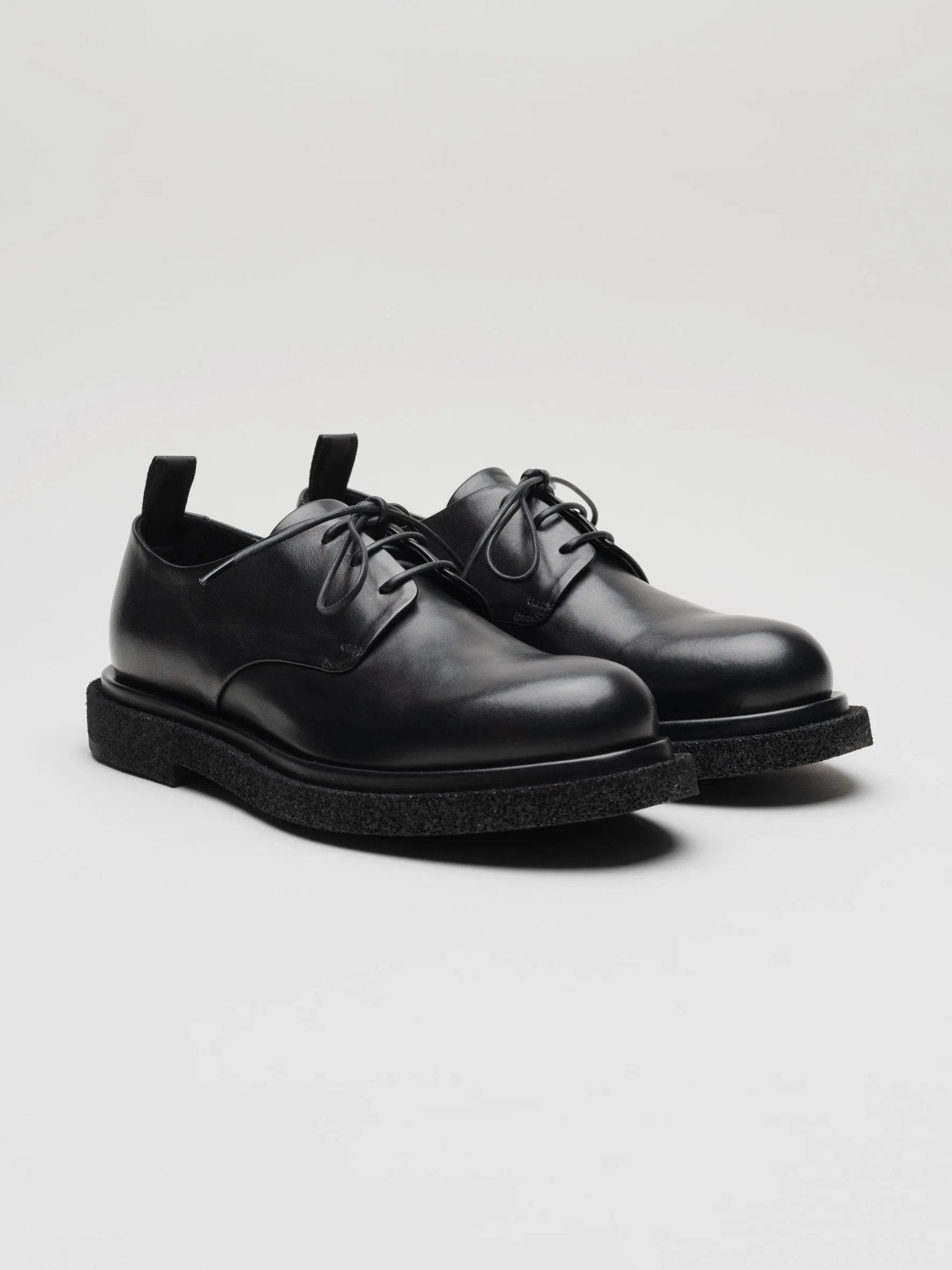 Officine Creative Wisal Derby Shoes Smooth Leather Off-Black 