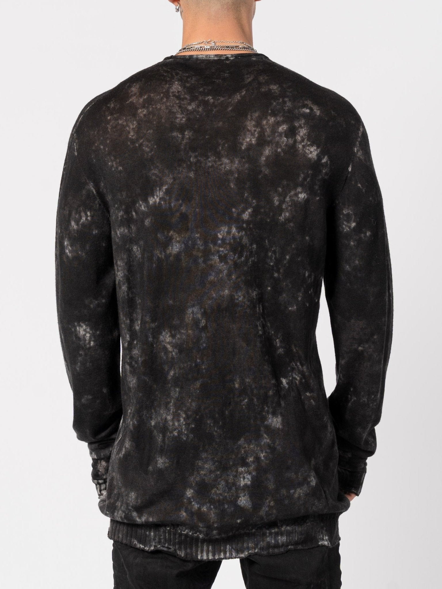 Wool Knit with Destroy Embroidery - by MD75