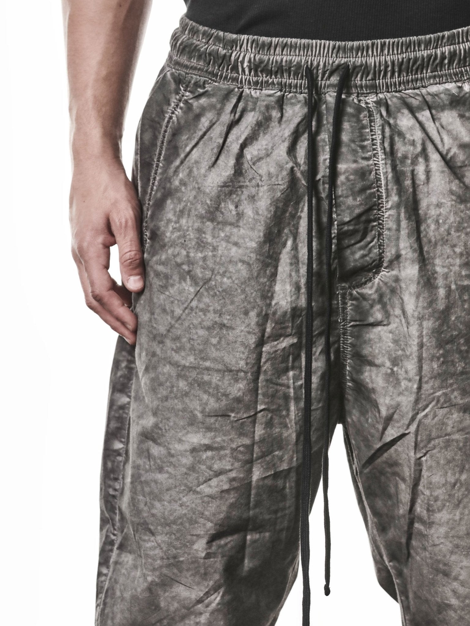 Woven Cropped Cotton Trousers - by THOM KROM