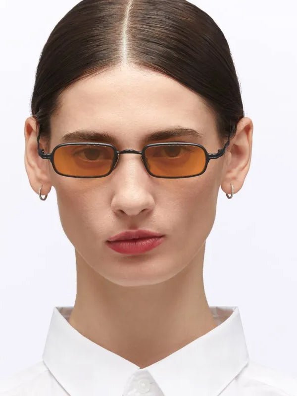 KUBORAUM Z18 Black Matt sunglasses, alternate angle.