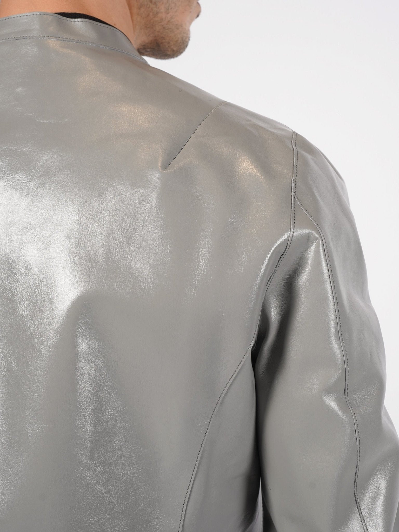 Zip Leather Jacket - by SAPIO